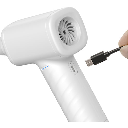 ナカバヤシ　電動エアダスター充電式　ホワイト　DAD-101WH　1 個