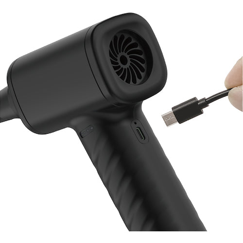 ナカバヤシ　電動エアダスター充電式　ブラック　DAD-101BK　1 個