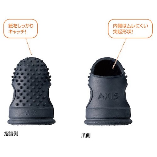 ａｘｉｓ　タフにめくれる指サック　極　Ｍ　064706　1 袋