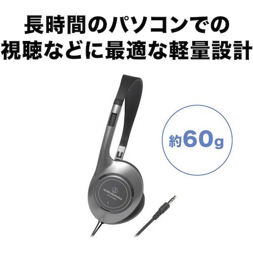 オーディオテクニカ　オープンバックヘッドホン　ATH-P100M　1 個