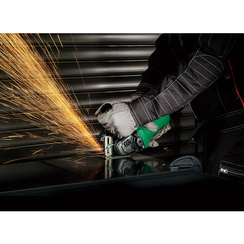 ＨｉＫＯＫＩ　電気ディスクグラインダ１００Ｖ仕様　砥石径１００ＭＭ　再起動防止機能付　スライド式スイッチ　G10SH7(S)-100V　1 台