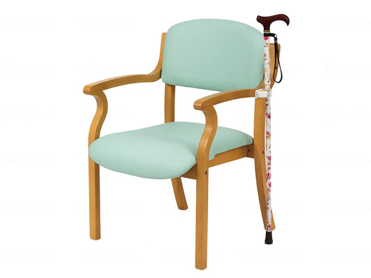 Office Lab Rakutouch Chair Mint Green Brown Frame