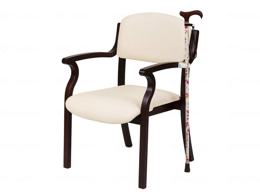 Office Lab Luck Touch Chair Light Ivory Dark Frame