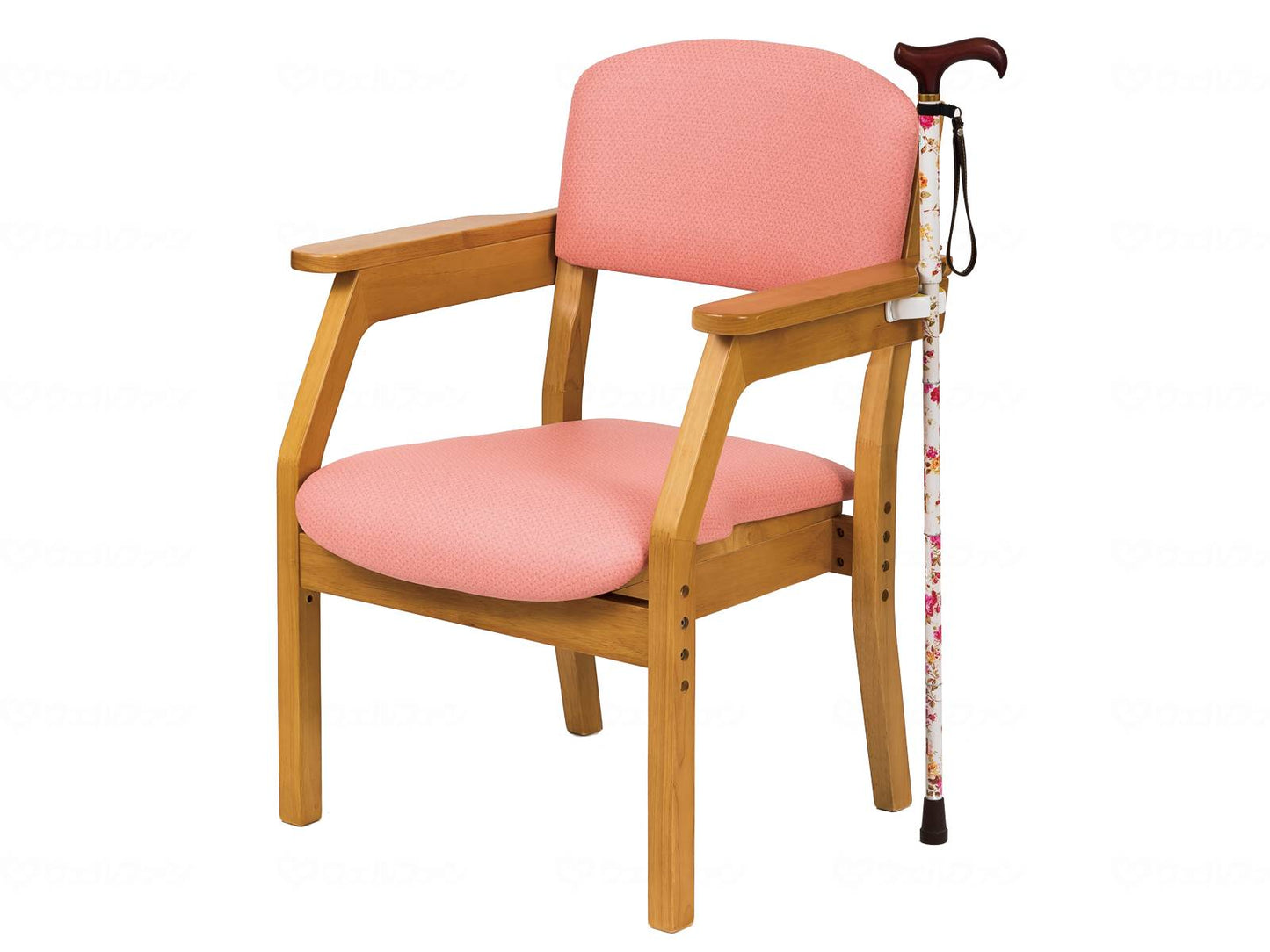 Office Lab Multi-Functional Armchair Smile Chair Rose Pink Unassembled