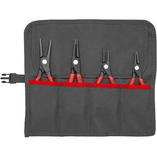 KNIPEX 4개 세트 스냅 링 플라이어 세트 오리지날 파우치 첨부 COMBO-SET-3 1 S