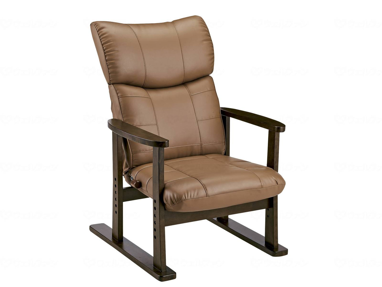Office Lab Reclining Chair Brown