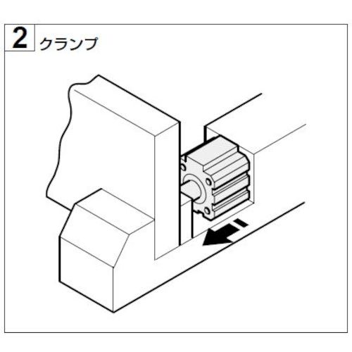 ＣＫＤ　エアシリンダ　スーパーコンパクトシリンダ　ストローク１０　Ｒｃ１／８　SSD-32-10　1 個