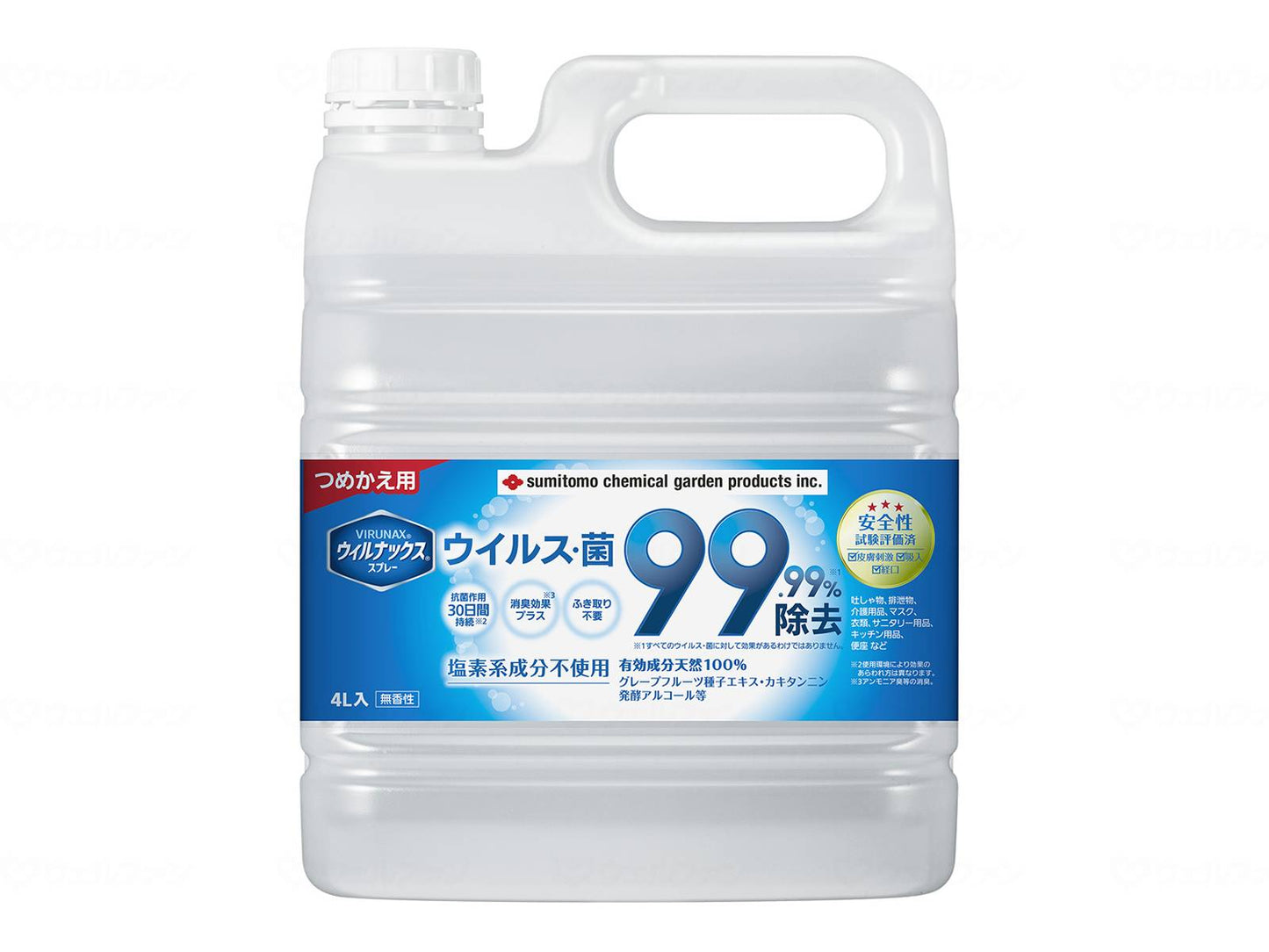 住友化学園芸ｳｨﾙﾅｯｸｽｽﾌﾟﾚｰ 本 詰替用4Ｌ