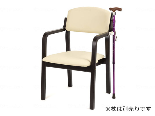 Office Lab Econo Chair Woody Anti-Virus Coating Dark Frame/Ivory