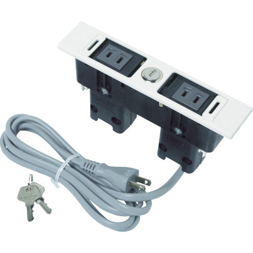 SUGATSUNE (210020482) DML-PP-L-WT Desktop multi-tap Rated voltage: AC125V, 15A, supports up to 1500W DML-PP-L-WT 1 piece