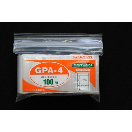 세이니치 척 가방 「유니팩 GP」GP A-4 70×50×0.04 1 GP A-4 1봉