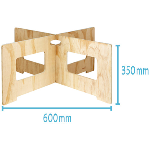 TRUSCCO 페케 대 이지 워크 스탠드 1800mm×900mm×높이 350mm EASYLEG-35180SET 1조