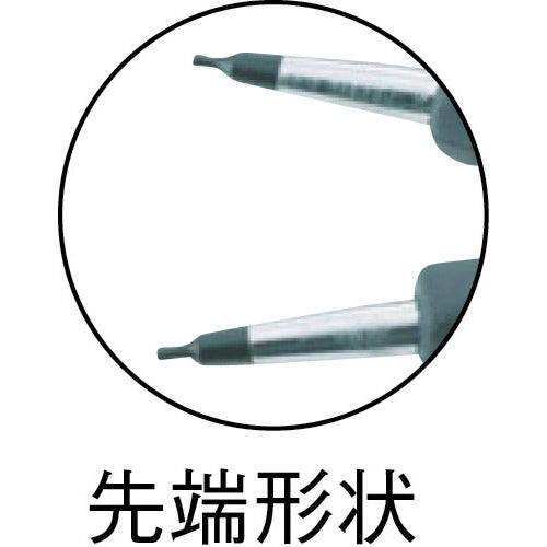 ＨＡＺＥＴ　スナップリングプライヤー（穴用）　爪先端径１．３ｍｍ　1845C-12　1 丁