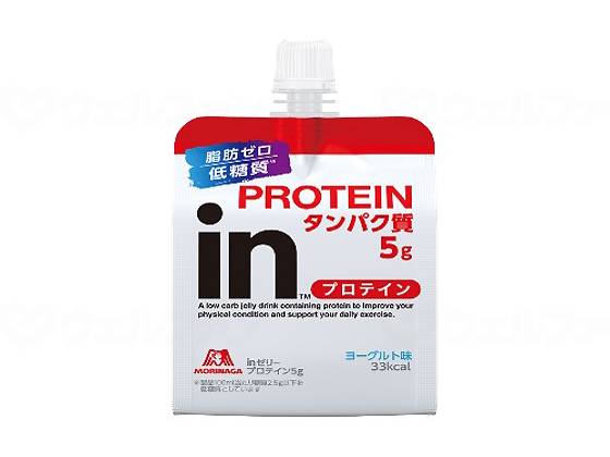 森永製菓inｾﾞﾘｰ　180ｇ 個 ﾌﾟﾛﾃｲﾝ5ｇ