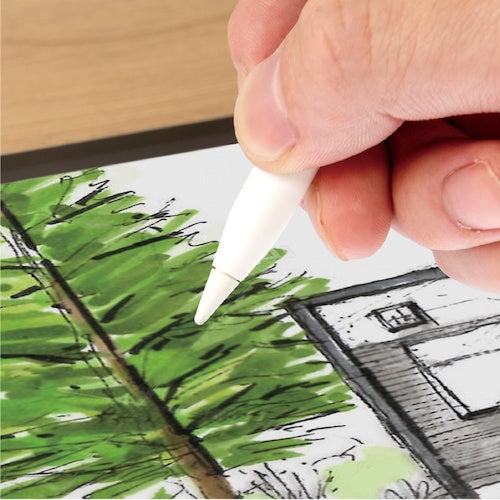 나카바야시 터치펜 애플 펜슬 교환용 펜촉 화이트 TPEN-PS01 1개