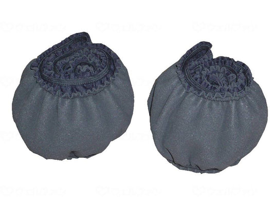 輝章車いす用ﾀｲﾔｶﾊﾞｰ（2個1組） ﾌﾞﾗｯｸ 22-24ｲﾝﾁ