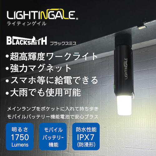 ライティンゲイル　プロ仕様マルチワークライト　ブラックスミス　LTG1005　1 PK
