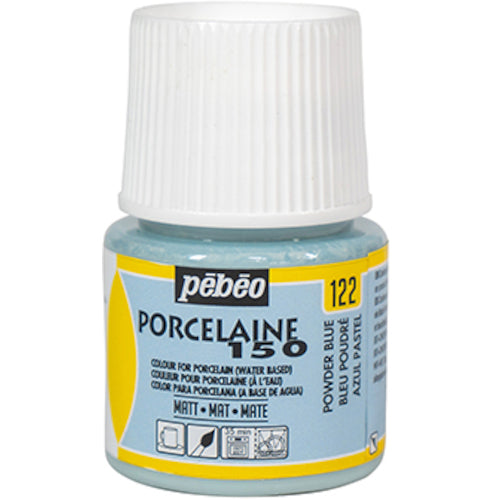 Pebeo Porcelain 150 Matte Powder Blue 122 024122 1 pc