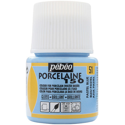 Pebeo Porcelain 150 Pastel Color Pastel Blue 51 024051 1 pc
