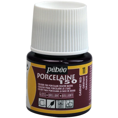 Pebeo Porcelain 150 Garnet Red 11 024011 1 piece
