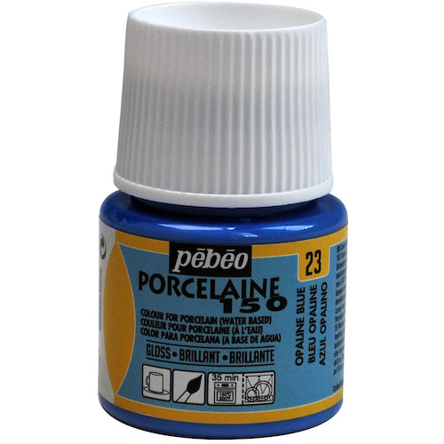 Pebeo Porcelain 150 Opaline Blue 23 024023 1 piece