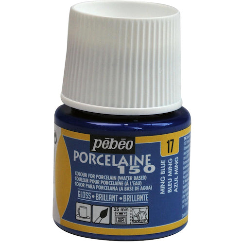Pebeo Porcelain 150 Min Blue 17 024017 1 piece