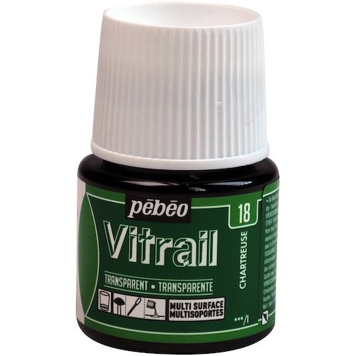 Pebeo Vitrail 45ml No. 18 Chartreuse 050018 1 piece