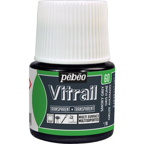 Pebeo Vitrail 45ml No.60 Smoky Gray 050060 1 piece