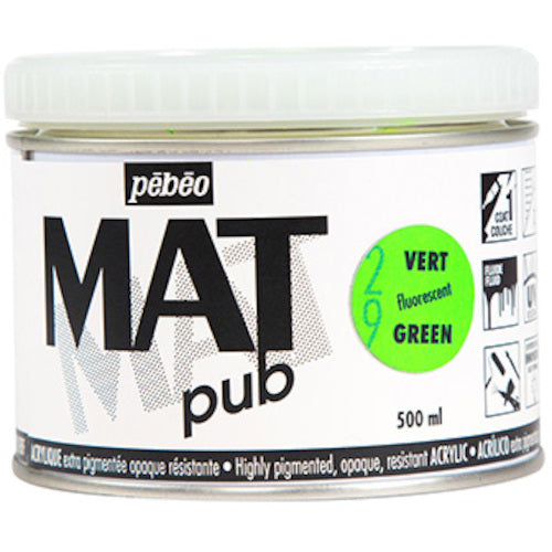 ペベオ　マットピュブ　５００ｍｌ　ＮＯ．２９　フルレセントグリーン　257029　1 本