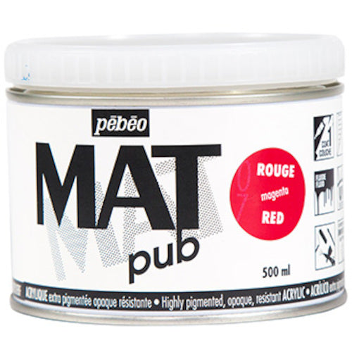 ペベオ　マットピュブ　５００ｍｌ　ＮＯ．０６　マゼンタレッド　257006　1 本