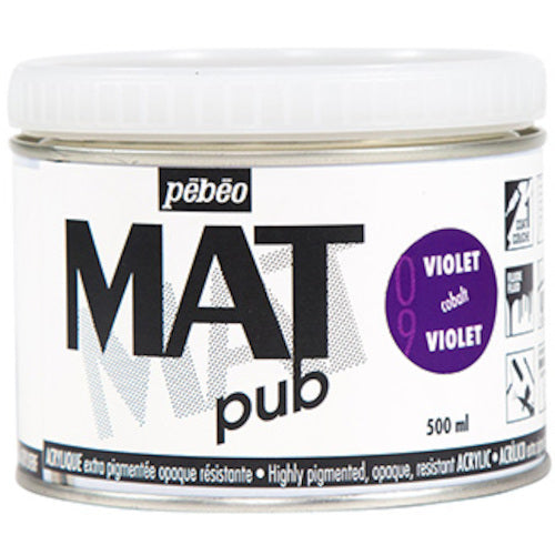 ペベオ　マットピュブ　５００ｍｌ　ＮＯ．０９　コバルトバイオレット　257009　1 本