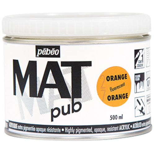 ペベオ　マットピュブ　５００ｍｌ　ＮＯ．２７　フルレセントオレンジ　257027　1 本