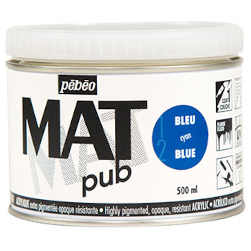 ペベオ　マットピュブ　５００ｍｌ　ＮＯ．１２　シアンブルー　257012　1 本