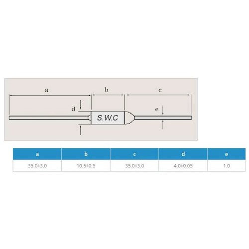 ELPA 펠렛 퓨즈 169℃ SF-169H 1 PK