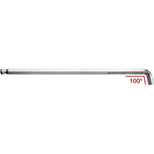 PB Swiss Tools Short Head Ball Long Hexagonal Wrench, Diagonal Dimension 5, Total Length 165, 2212L-5, 1 Piece
