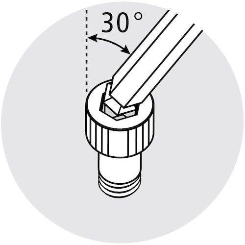ＰＢスイスツールズ　ボール付六角棒レンチ　対辺寸法５　全長９０　212-5　1 本