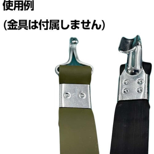 유타 카메이크 고무 평 고무 드럼 권 압출 성형 타입 20mm×100m 블랙 PRT-E100 1권