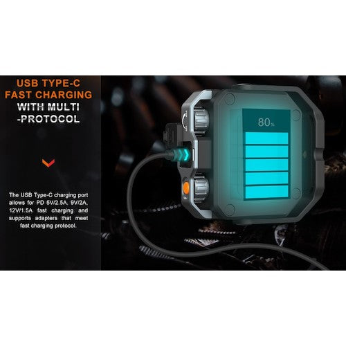 FENIX 무단계 조색·고연색 LED 워크라이트 CL28R 1개