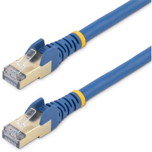 StarTech 카테고리 6a LAN 케이블 / 0.5m / 블루 / RJ45 커넥터 / 손톱 접힘 방지기구 부착 / CAT6a 6ASPAT50CMBL 1 봉지