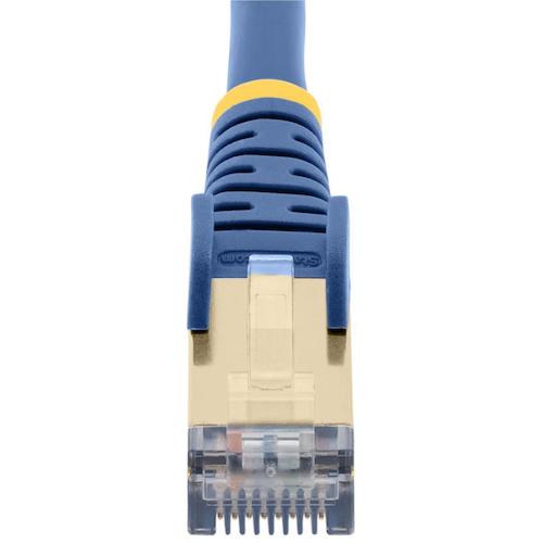 StarTech 카테고리 6a LAN 케이블 / 0.5m / 블루 / RJ45 커넥터 / 손톱 접힘 방지기구 부착 / CAT6a 6ASPAT50CMBL 1 봉지