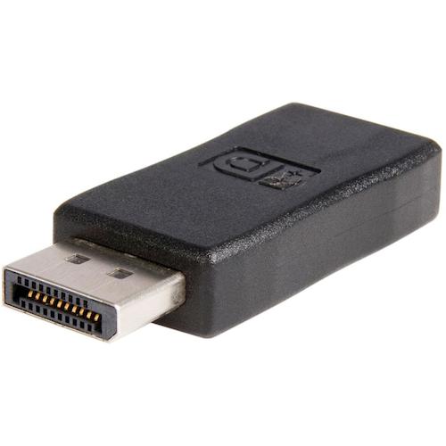 ＳｔａｒＴｅｃｈ　ディスプレイアダプター／ＤｉｓｐｌａｙＰｏｒｔ　１．２　−　ＨＤＭＩ／１０８０ｐ／パッシブ変換コネクター／ブラック　DP2HDMIADAP　1 袋