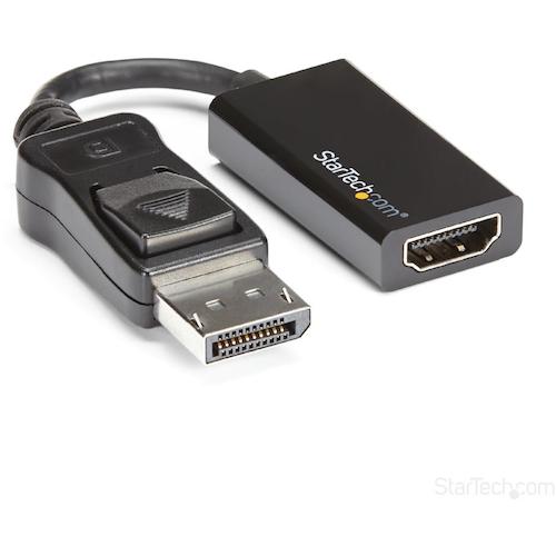 StarTech Display Adapter / DisplayPort 1.4 - HDMI 2.0 / 4K60Hz / Active Conversion / Black DP2HD4K60S 1 bag