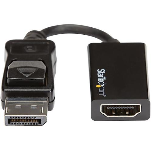 StarTech Display Adapter / DisplayPort 1.4 - HDMI 2.0 / 4K60Hz / Active Conversion / Black DP2HD4K60S 1 bag