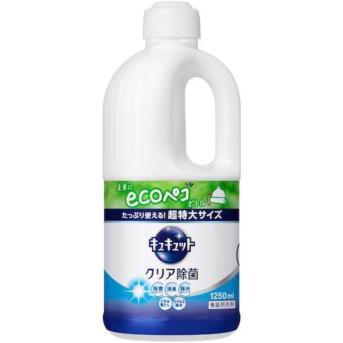 Ｋａｏ　キュキュット　クリア除菌　つめかえ用　１２５０ｍｌ　418609　1 個