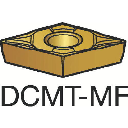 サンドビック　コロターン１０７　旋削用ポジチップ（１２０）　１１０５　DCMT 11 T3 04-MF　10 個