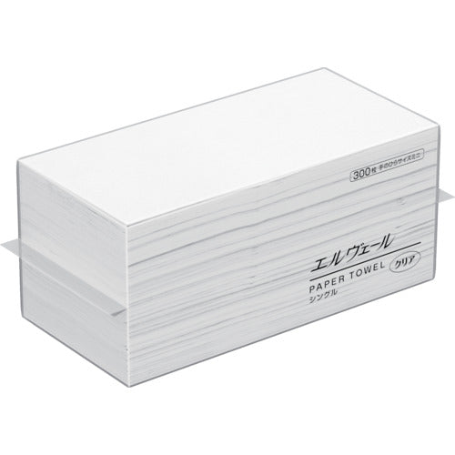 Elleair Elver Paper Towel Clear Single Palm-sized Mini 21001071 1 CS