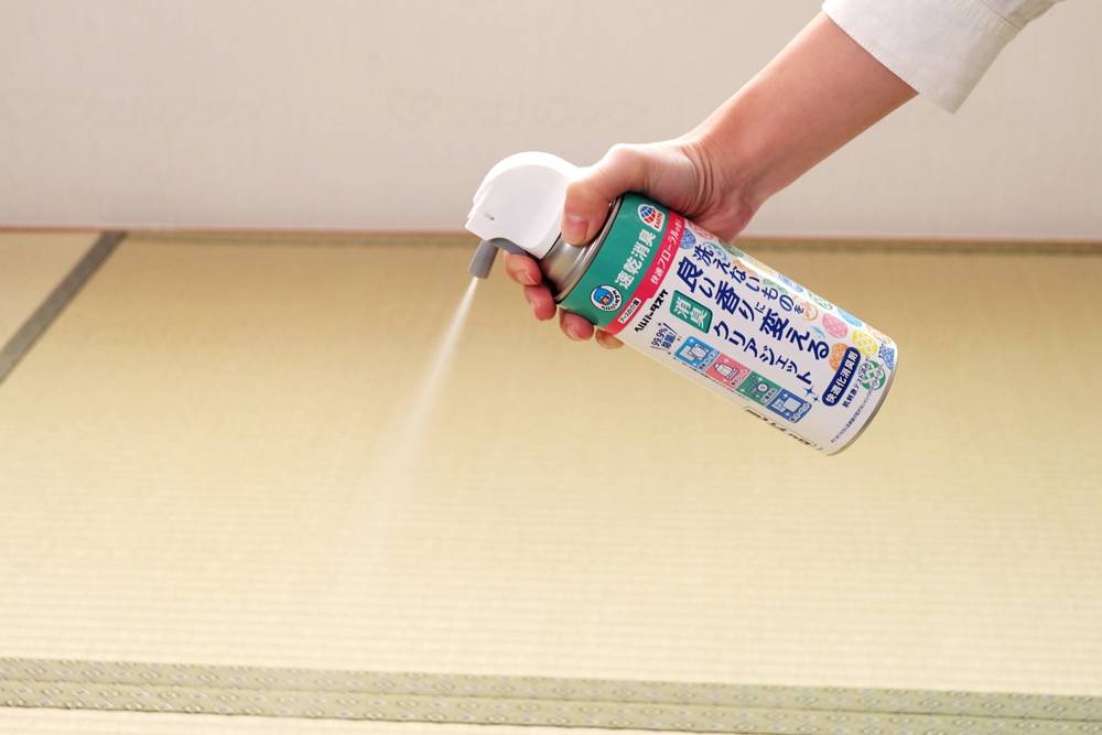 Earth Chemical Helper Taske Deodorizing Clear Jet Case that changes the scent of things that can't be washed