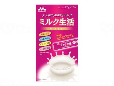 모리나가 유업 우유 생활 스틱 상자 20g×10개