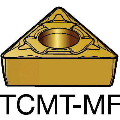 サンドビック　コロターン１０７　旋削用ポジチップ（１２０）　２０１５　TCMT 16 T3 04-MF　10 個