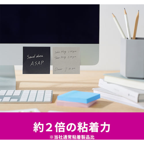 3M Post-it Super Sticky Notes Multicolor 9 Extra Pack 6541SS-MC-9 1 Box